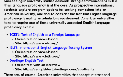 English Language Proficiency Exams