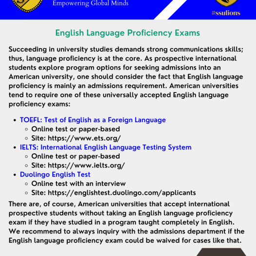 English Language Proficiency Exams