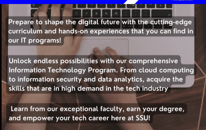 Prepare to shape the digital future with the cutting-edge curriculum and hands-on experiences that you can find in our IT programs!