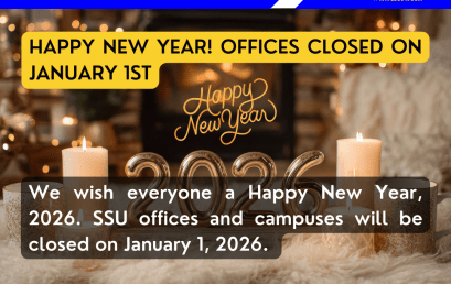 Happy New Year! Offices closed on January 1st