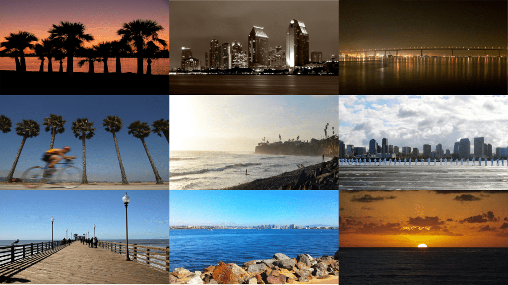 San Diego Collage Image