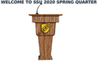 Welcome to SSU 2020 Spring Quarter