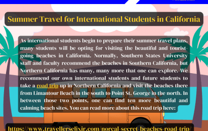 Summer Travel for International Students in California