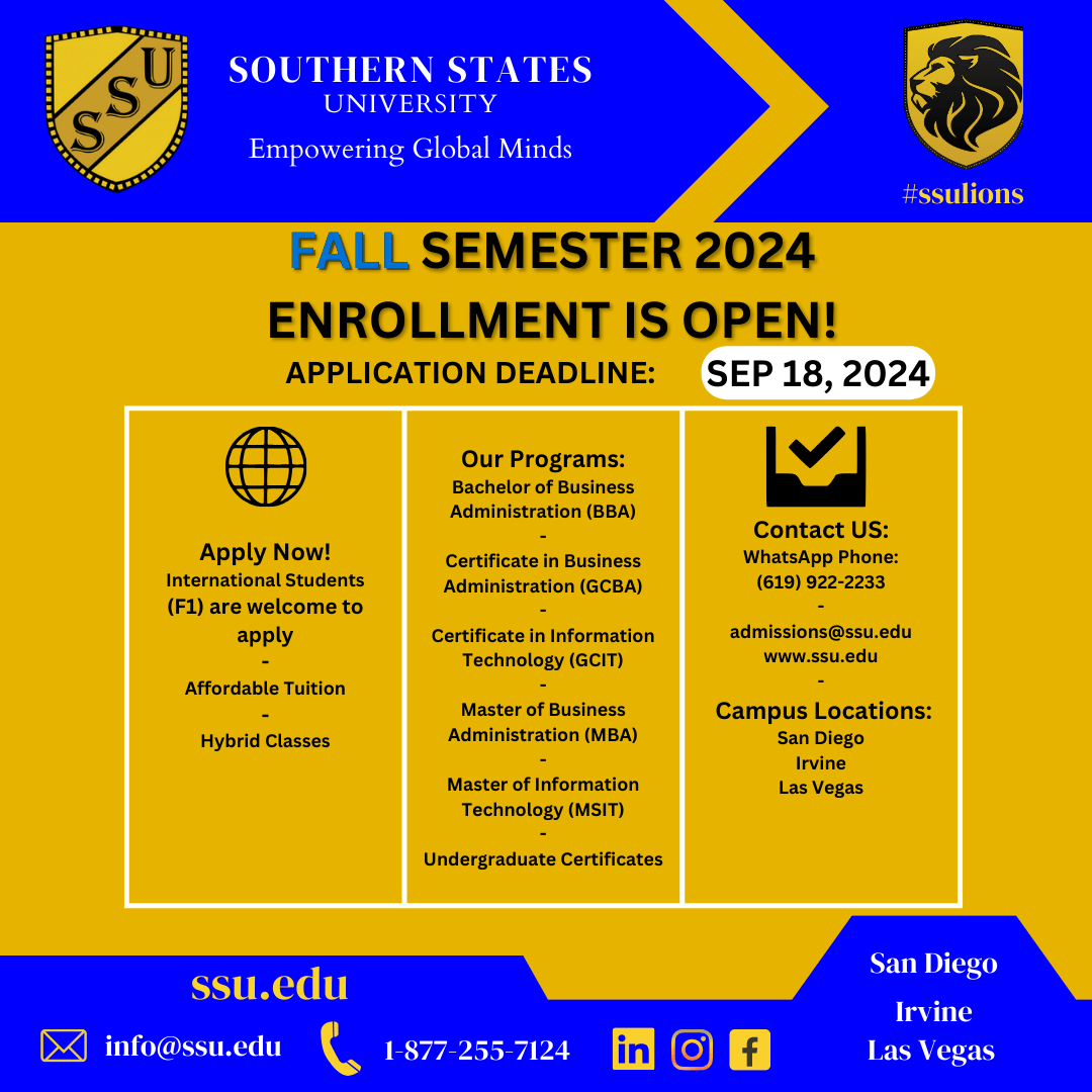 SSU Fall 2024 Enrollment