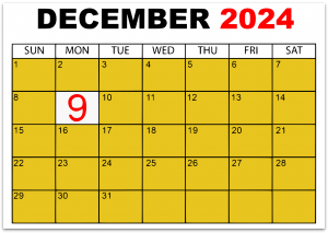 Deadline Calendar Winter 2024