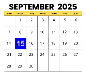 SSU Fall 2025 Deadline
