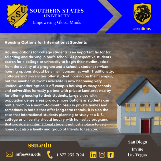 Housing Options for International Students