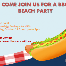BBQ Beach Party Flyer
