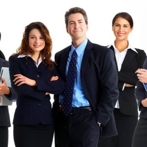 Business Man and Woman Image