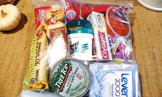 Assemble and distribute care packages for the homeless with SDYP